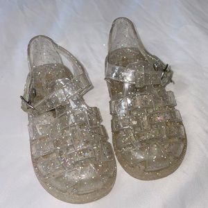 infant clear jelly sandals